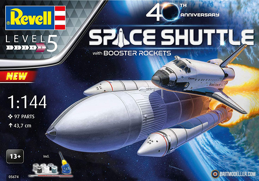 Space Shuttle with Booster Rockets 40th Anniversary (05674) 1:144 Revell -  Sci-Fi & RealSpace Kits - Britmodeller.com